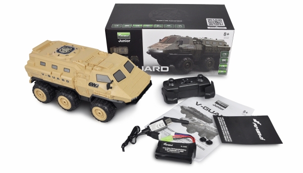 22585 V-Guard gepanzertes Fahrzeug 6WD 1:16 RTR, sand
